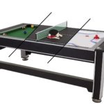 air hockey pool ping pong combo